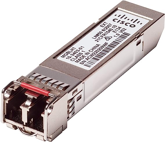 Cisco MGBLH1 SFP Transceiver, Gigabit Ethernet (GbE) 1000BASE-LH Mini-GBIC (MGBLH1)