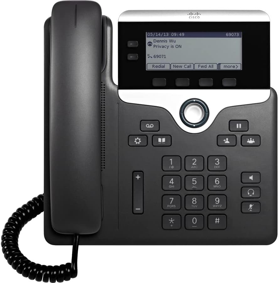 Cisco - CP-7821-3PCC-K9= - IP Phone 7821 - VoIP phone - SIP, SRTP