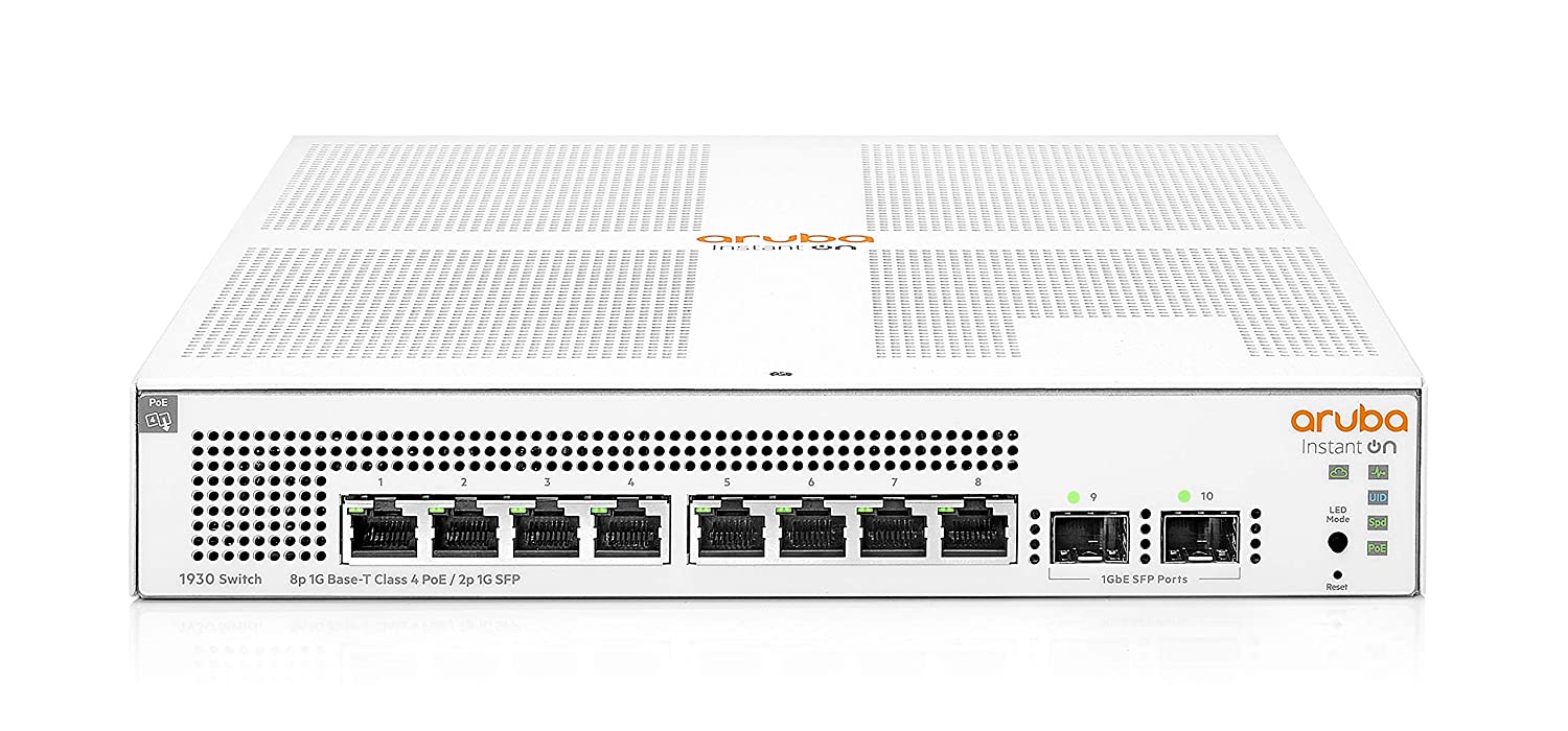 JL681A Enterprise Aruba Instant On 1930 Managed L2+ Gigabit Ethernet (10/100/1000) Power