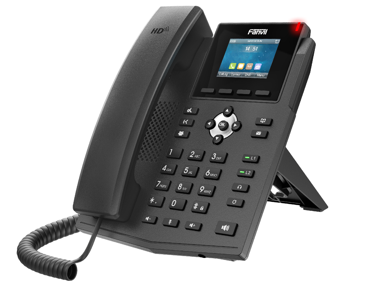 Fanvil X3SP-V2, VoIP Phone, IPV6, HD Audio, RJ45 100Mb/s PoE, LCD screen