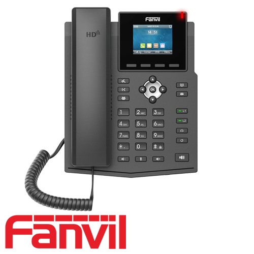 Fanvil X3SW | VoIP Phone | IPV6, HD Audio, RJ45 100Mb/s, LCD screen