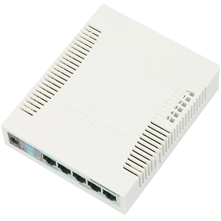 Mikrotik RB951G-2HND 2.4Ghz AP, 5xGigabit Ethernet, USB, 600MHz CPU, 128MB RAM