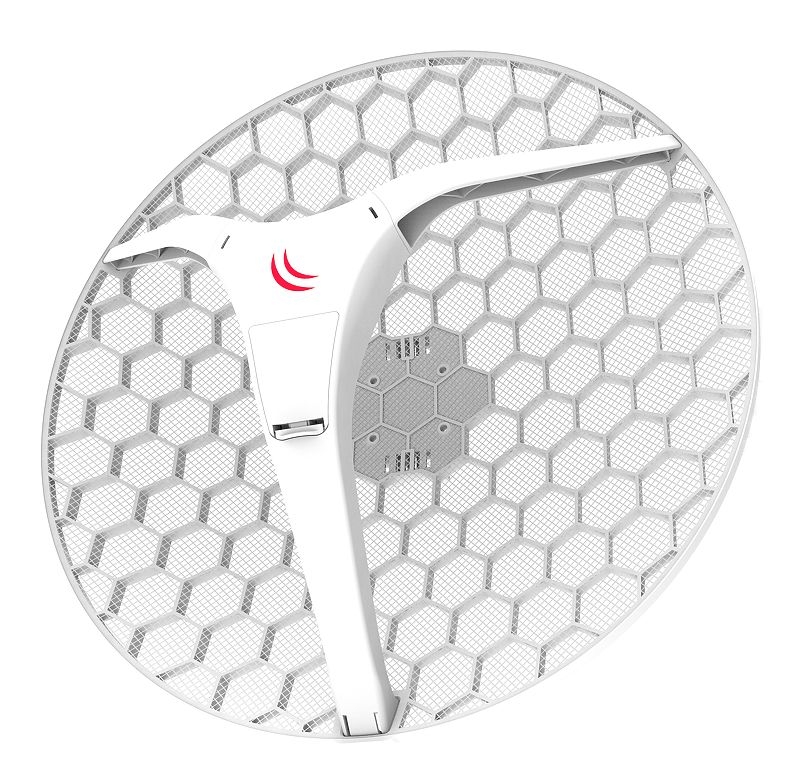 Mikrotik RBLHGG-5acD-XL Dual chain Long Range 27dBi 5GHz CPE/Point-to-Point Integrated Antenna with