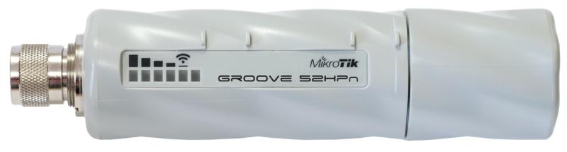 Mikrotik RBGrooveA-52HPn 2.4GHz/5GHz AP/Backbone/CPE, N-male connector, includes 2.4GHz/5GHz 6dBi Om