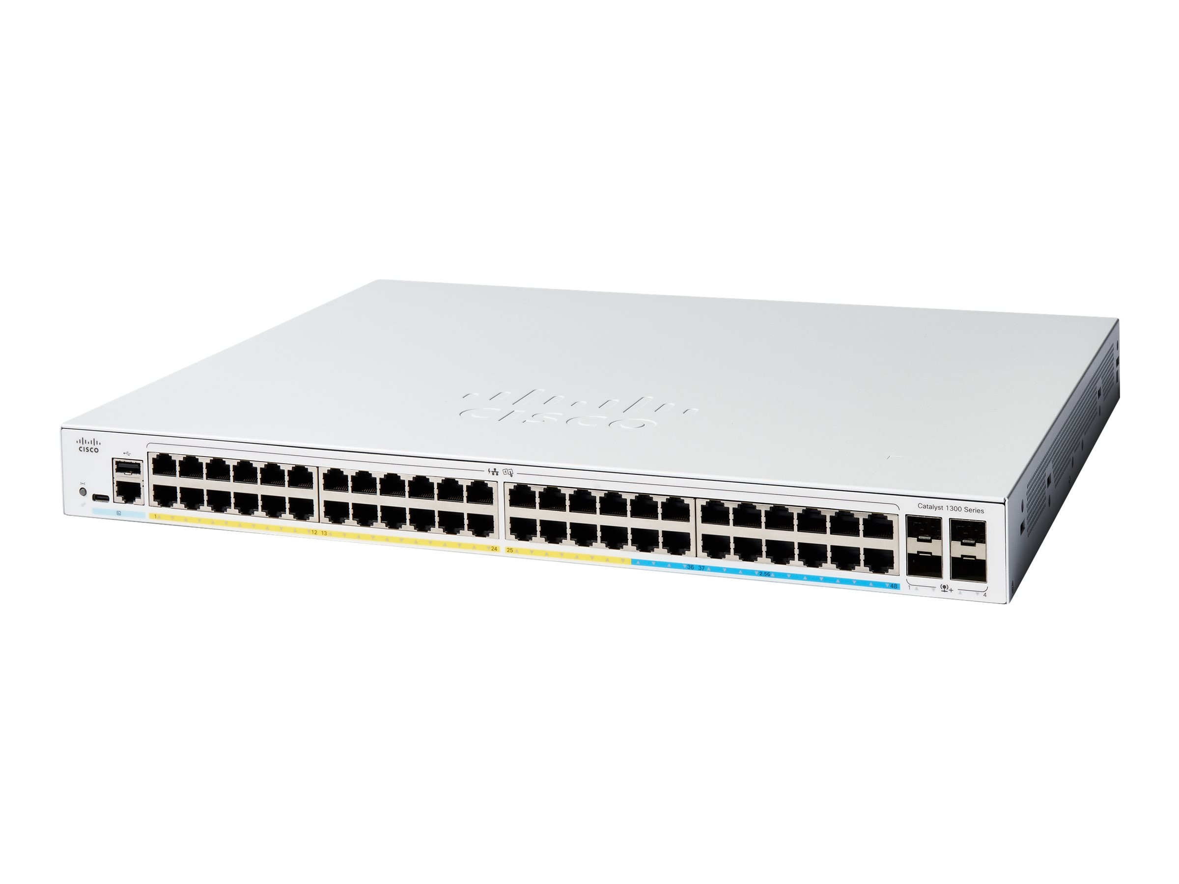 Cisco catalyst 1300 series 48 ports gigabit + 4 x 1G SFP uplink ports switch