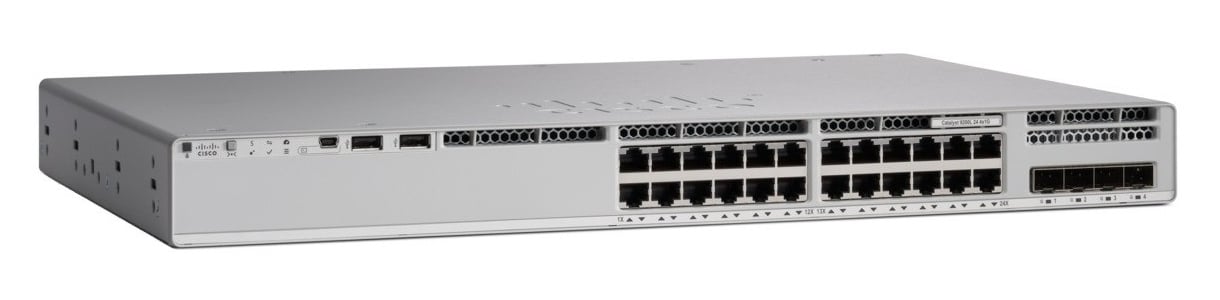 Cisco Catalyst 9200L 24-port 8xmGig, 16x1G, 4x10G, PoE+, Network Essentials