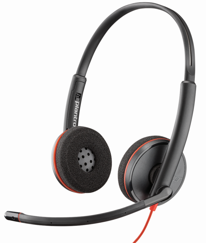 Poly Blackwire C3220 stereo Headset, USB A
