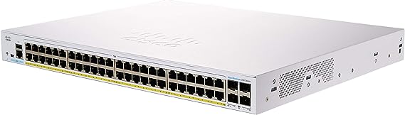 Cisco Business CBS350-48P-4X Managed Switch, 48 GE Ports, PoE, 4 x 10G-SFP+