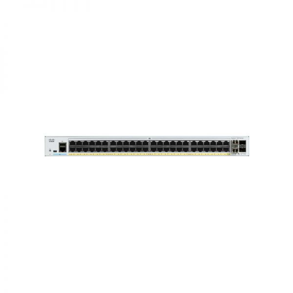 C1000-48P-4G-L - Cisco Catalyst 1000 Series Switches 48x 10/100/1000 Ethernet PoE+ and 370W PoE budg