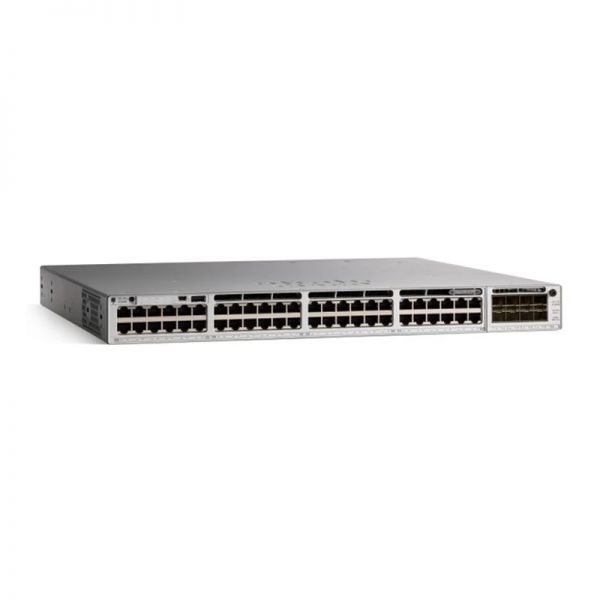 C9300-48T-E, Catalyst 9300 48-port 1G copper with modular uplinks, data only, Network Essentials