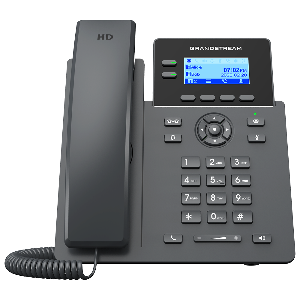 Grandstream GRP2602P, POE, 2 lines - 4 SIP Essential IP Phone