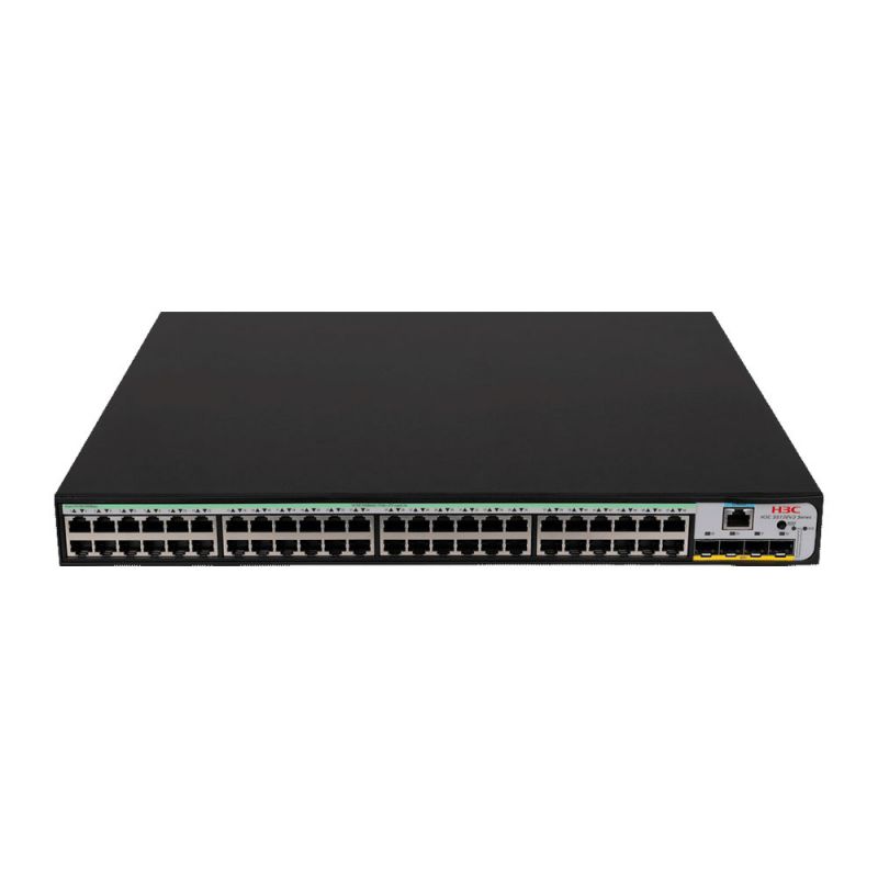 Switch H3C S5120V3 52S-PWR LI L2 Switch Ethernet con 48 Puertos BASE T PoE y 4 Puertos BASE X SFP Plus y 4 Puertos SFP 9801A414 - 9801A414