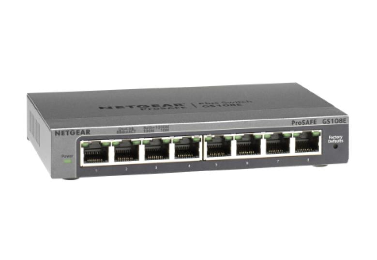 NETGEAR 108, 8-Port Gigabit Plus Switch