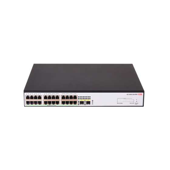 H3C Layer 2 Cloud Smart Managed Switch, S1600V2-26S-HPWR (9801A67Y)  24 Ports Giga PoE+  with 2 x 10